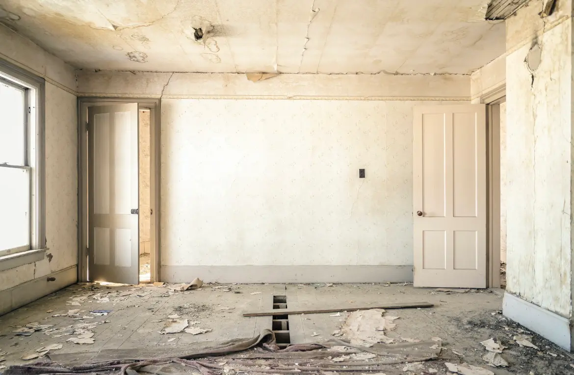 Waste disposal crew managing a cleanout project in Hubbardston